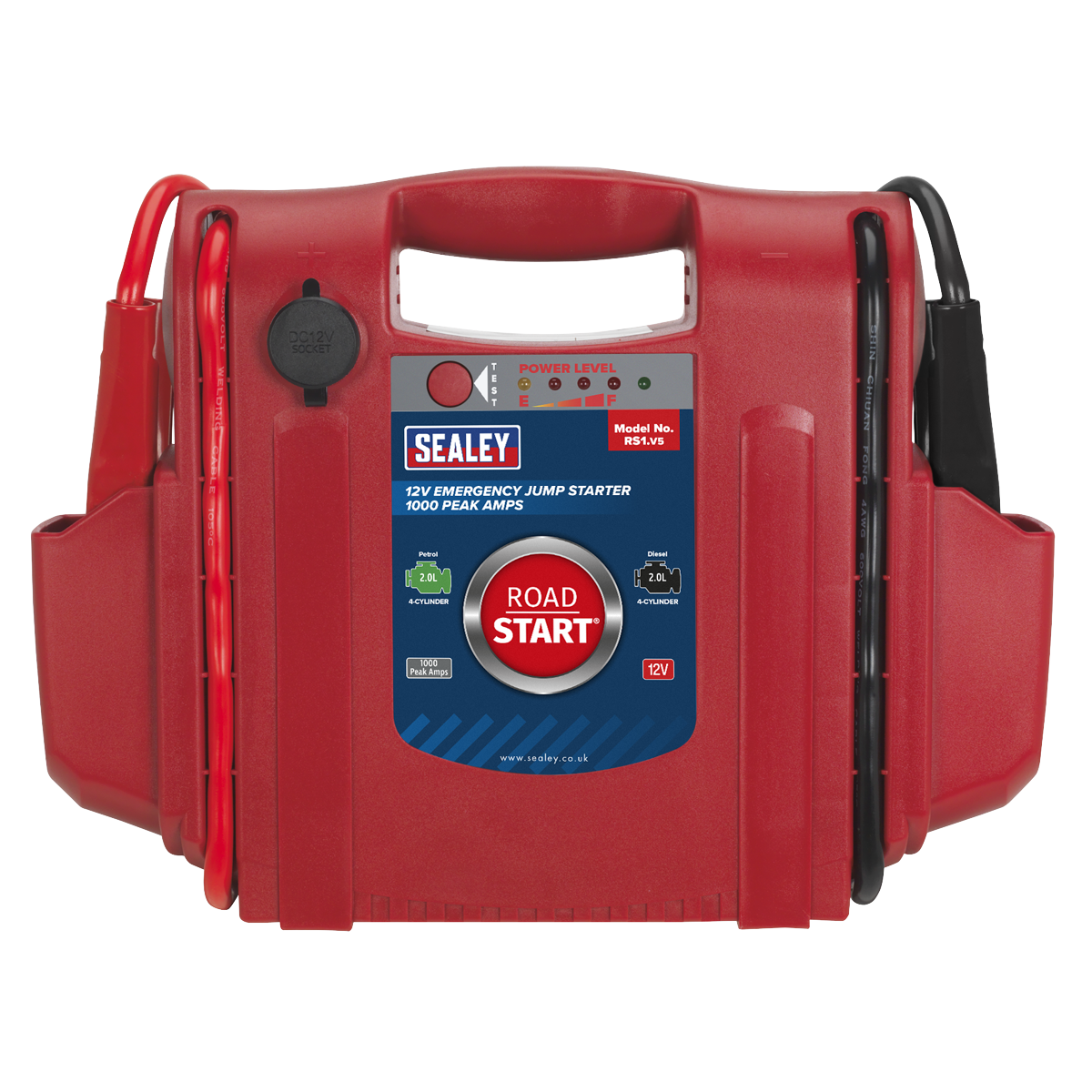 Sealey RS1 RoadStart® 12V Emergency Jump Starter 1000 Peak Amps
