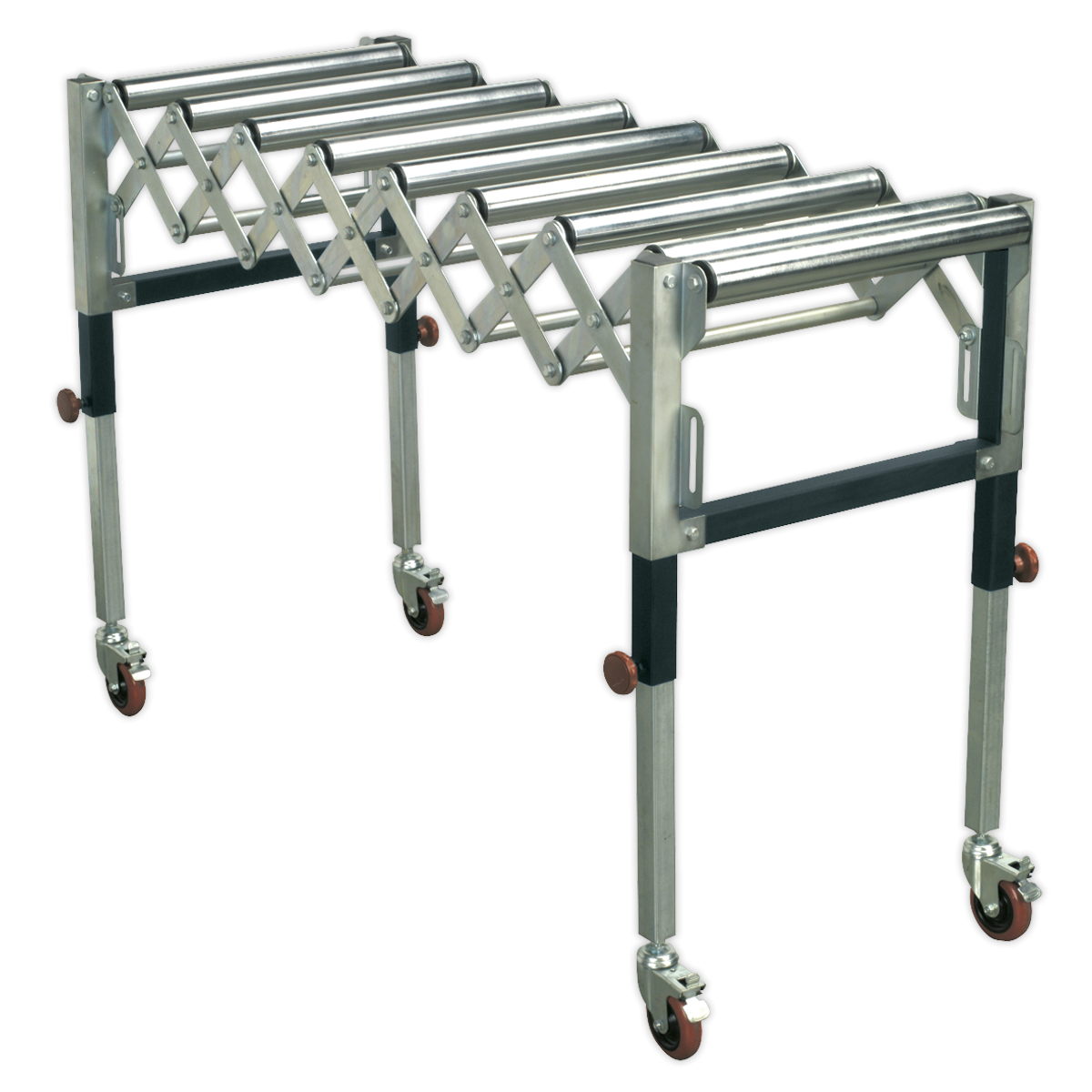 Sealey RS911F Adjustable Roller Stand 450-1300mm 130kg Capacity