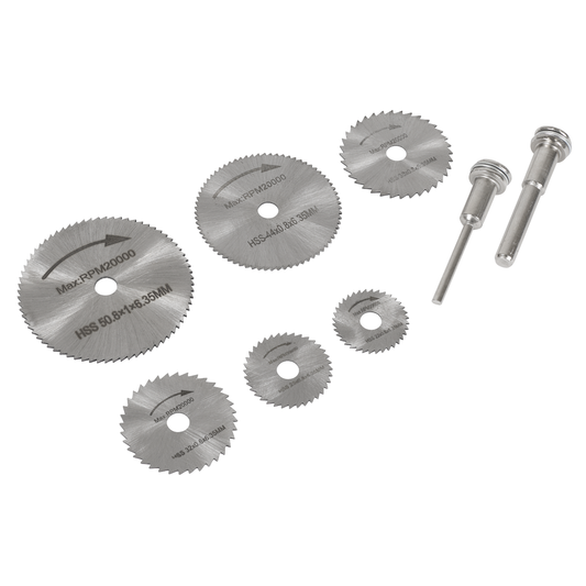 Sealey RSBS08 Rotary Drill Saw Blade Set 8pc