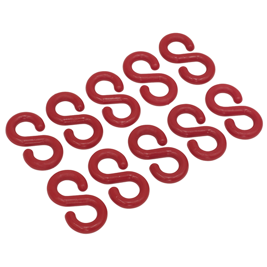 Sealey RSH10 Plastic Chain S-Hook - Pack of 10