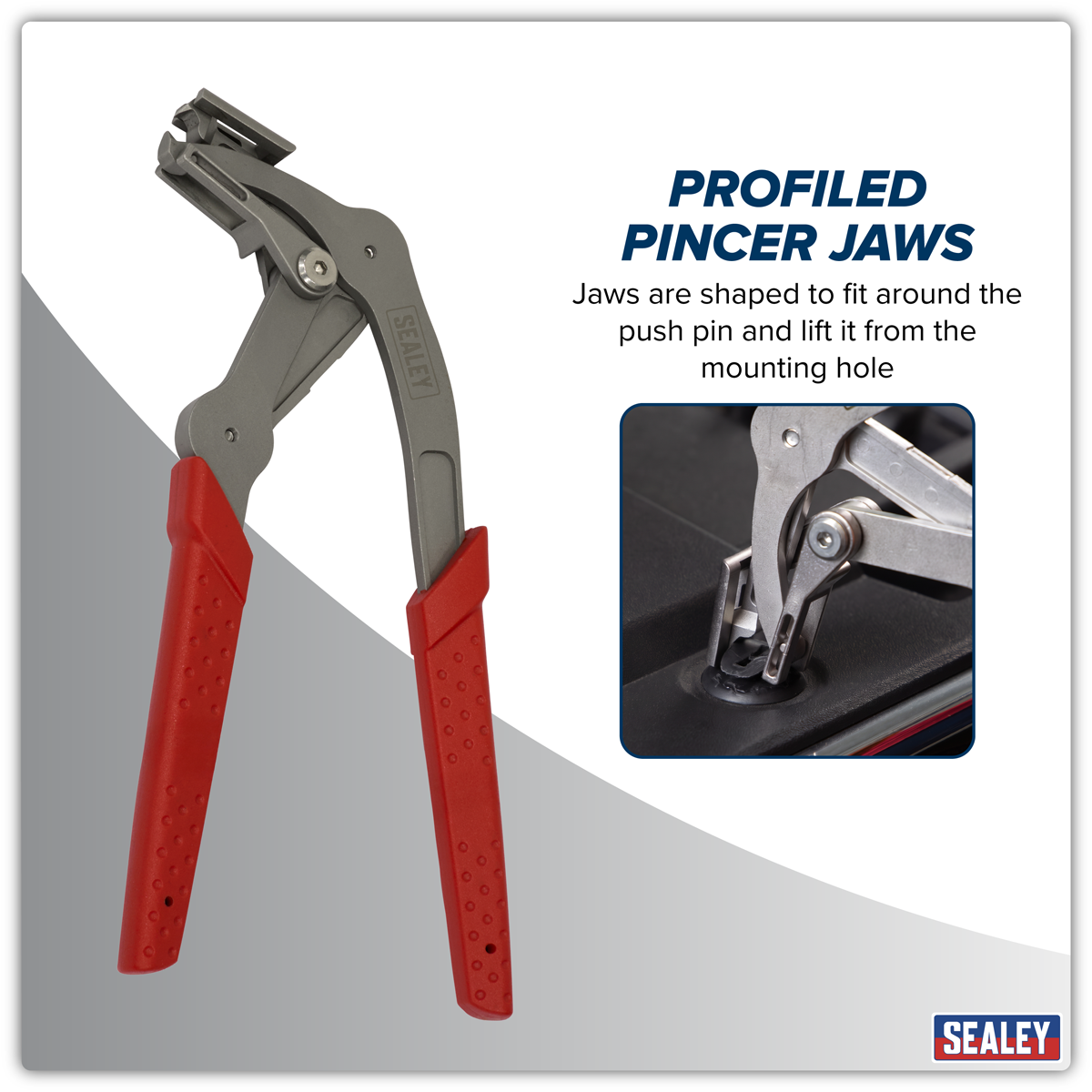 Sealey RT010 Trim Push Pin Removal Pliers