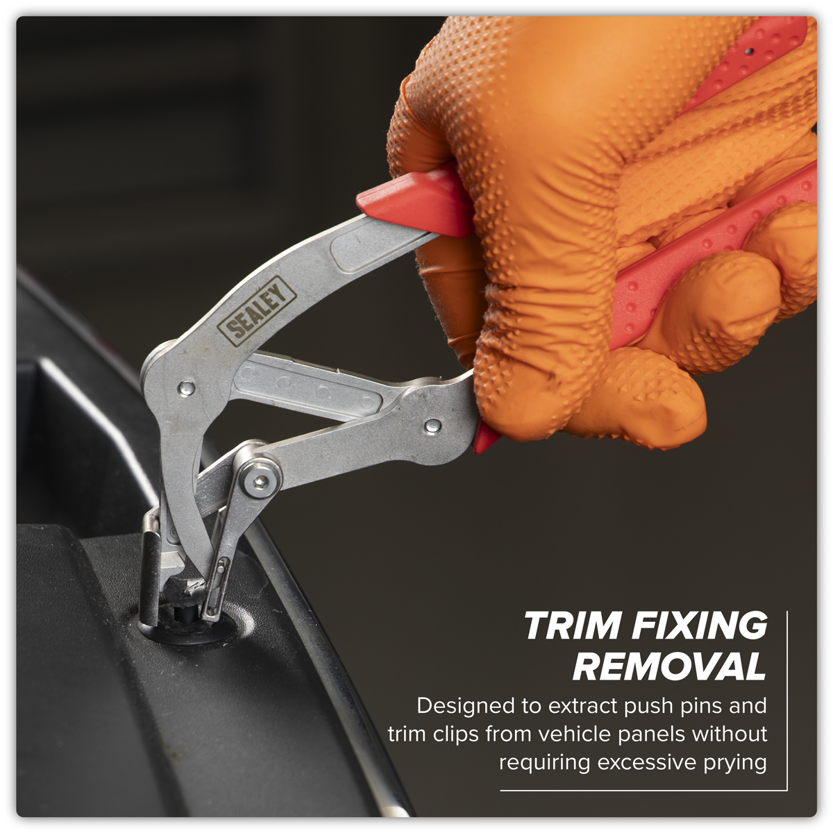 Sealey RT010 Trim Push Pin Removal Pliers