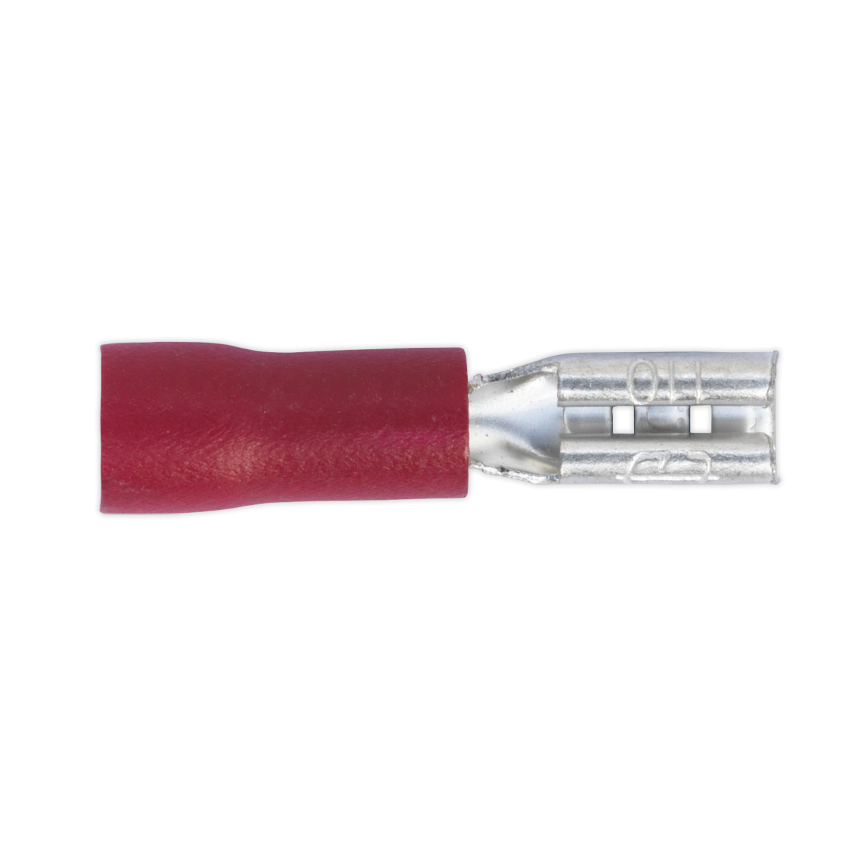 Sealey RT19 Push-On Female Terminal 2.8mm, Red - Pack of 100