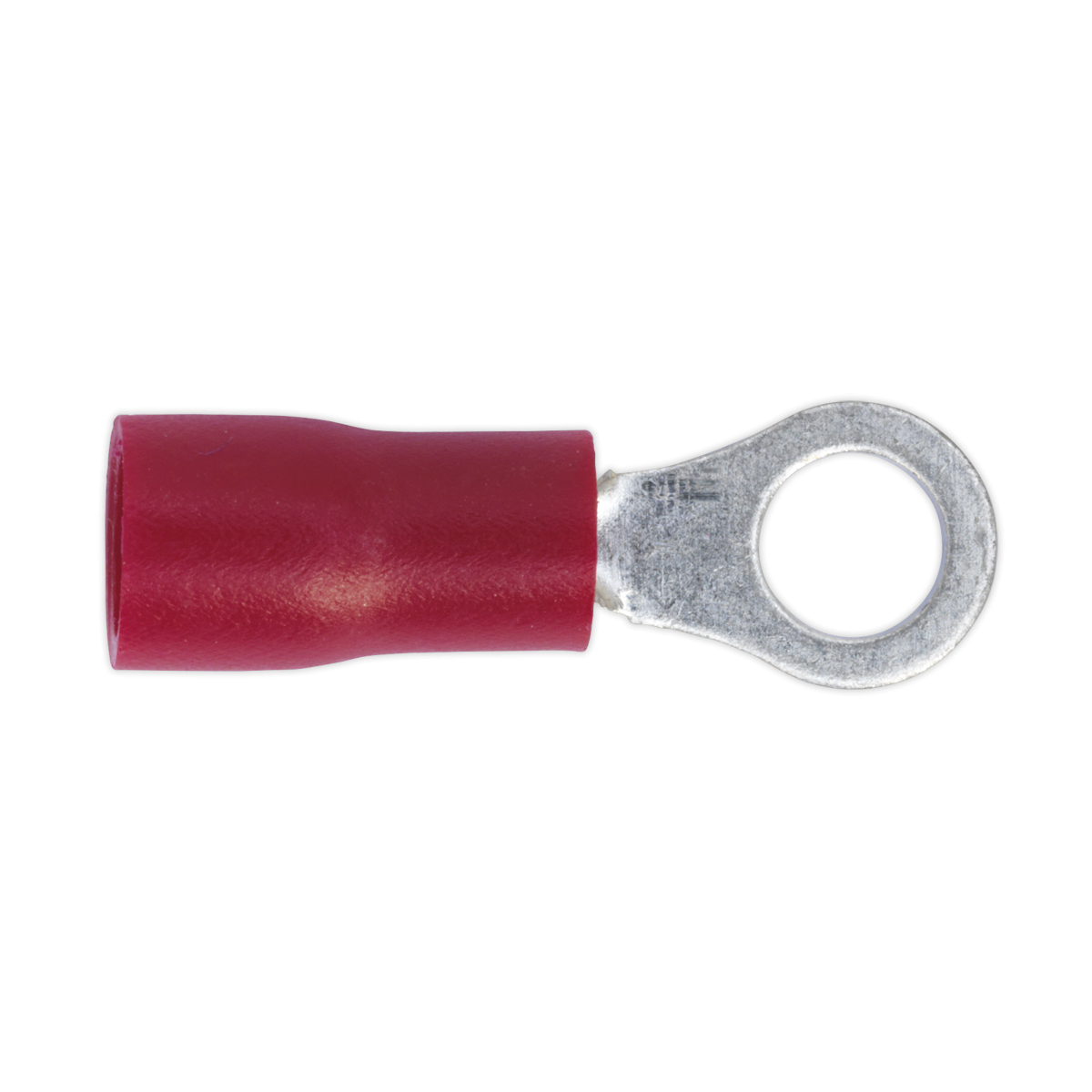 Sealey RT24 Easy-Entry Ring Terminal 4.3mm (4BA), Red - Pack of 100