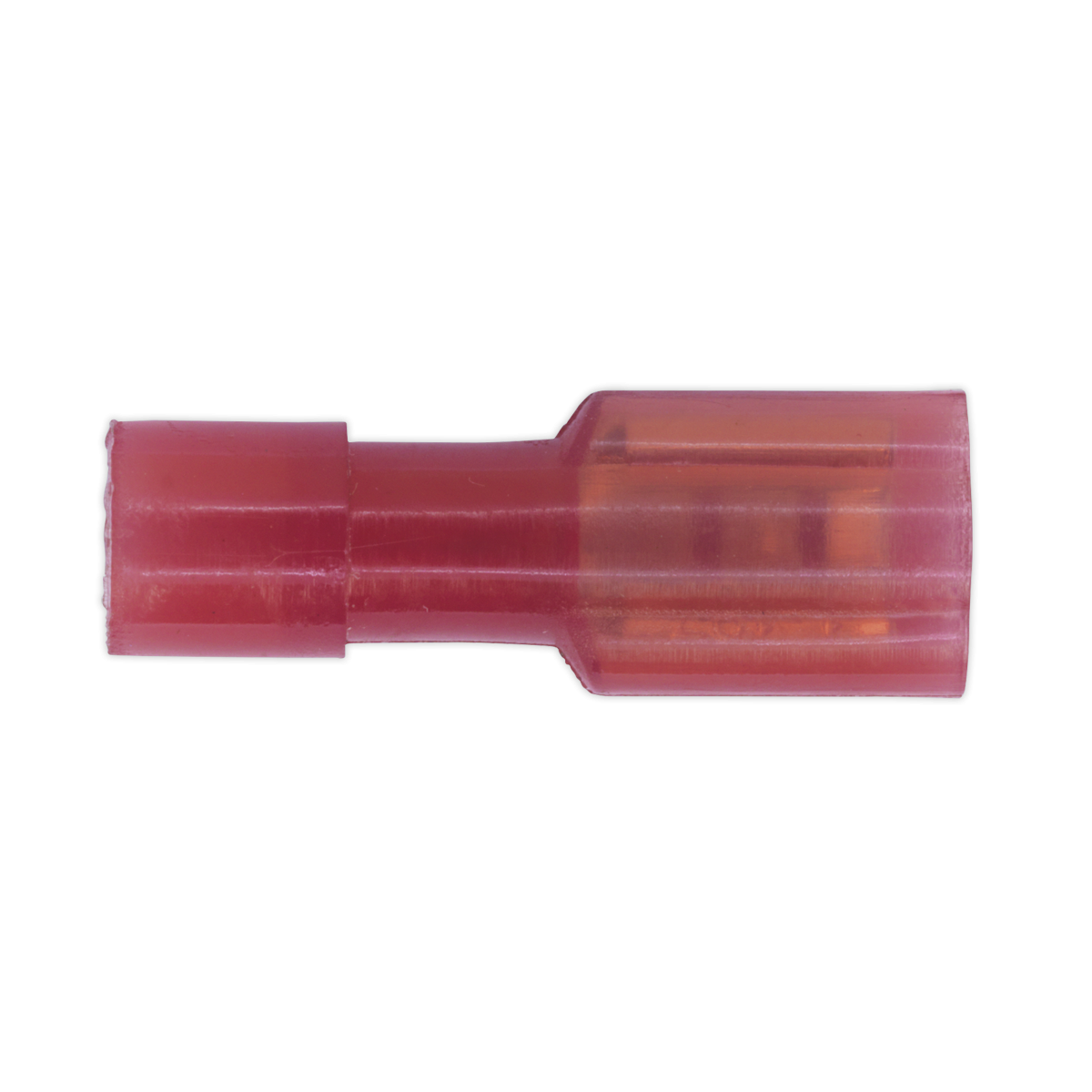Sealey RT30 Fully Insulated Female Terminal 4.7mm, Red - Pack of 100