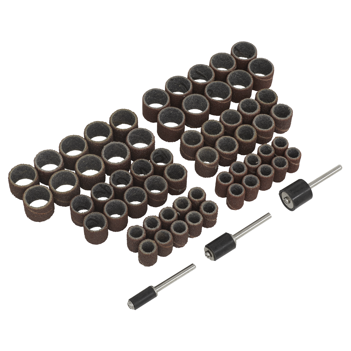 Sealey RTA63SB Rotary Tool Sanding Bands Set 63pc