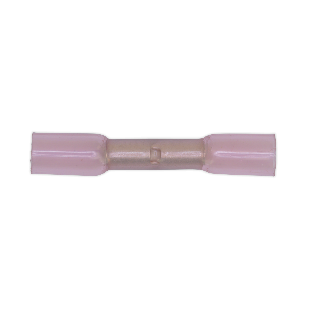 Sealey RTSB50 Heat Shrink Butt Connector Terminal 4.8mm, Red - Pack of 50
