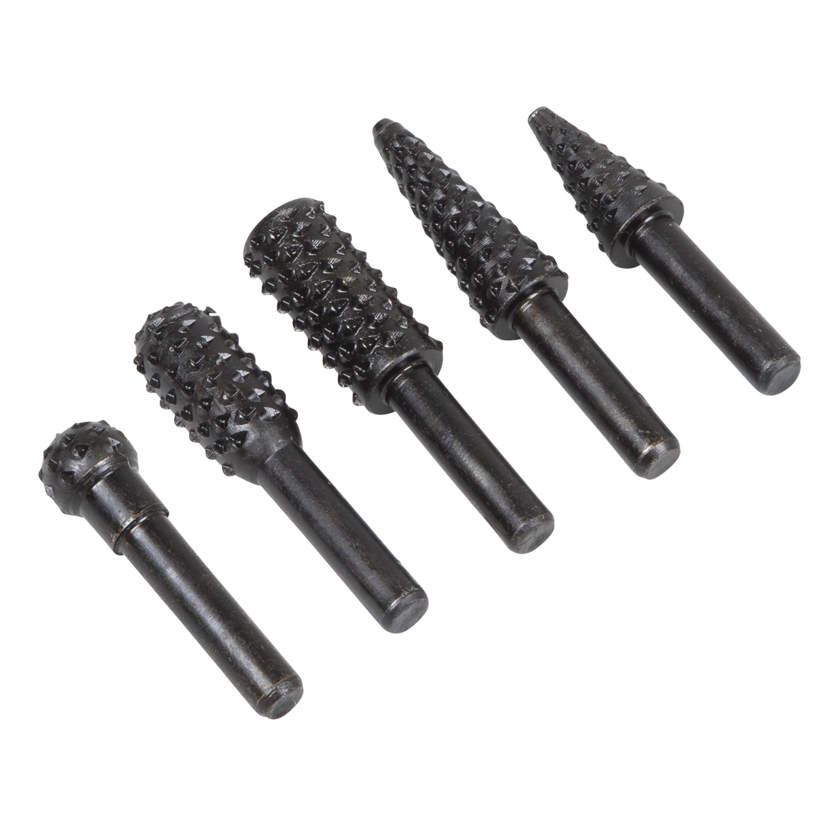 Sealey RWBS5 Rotary Burr Rasp Drill Bit Set 5pc