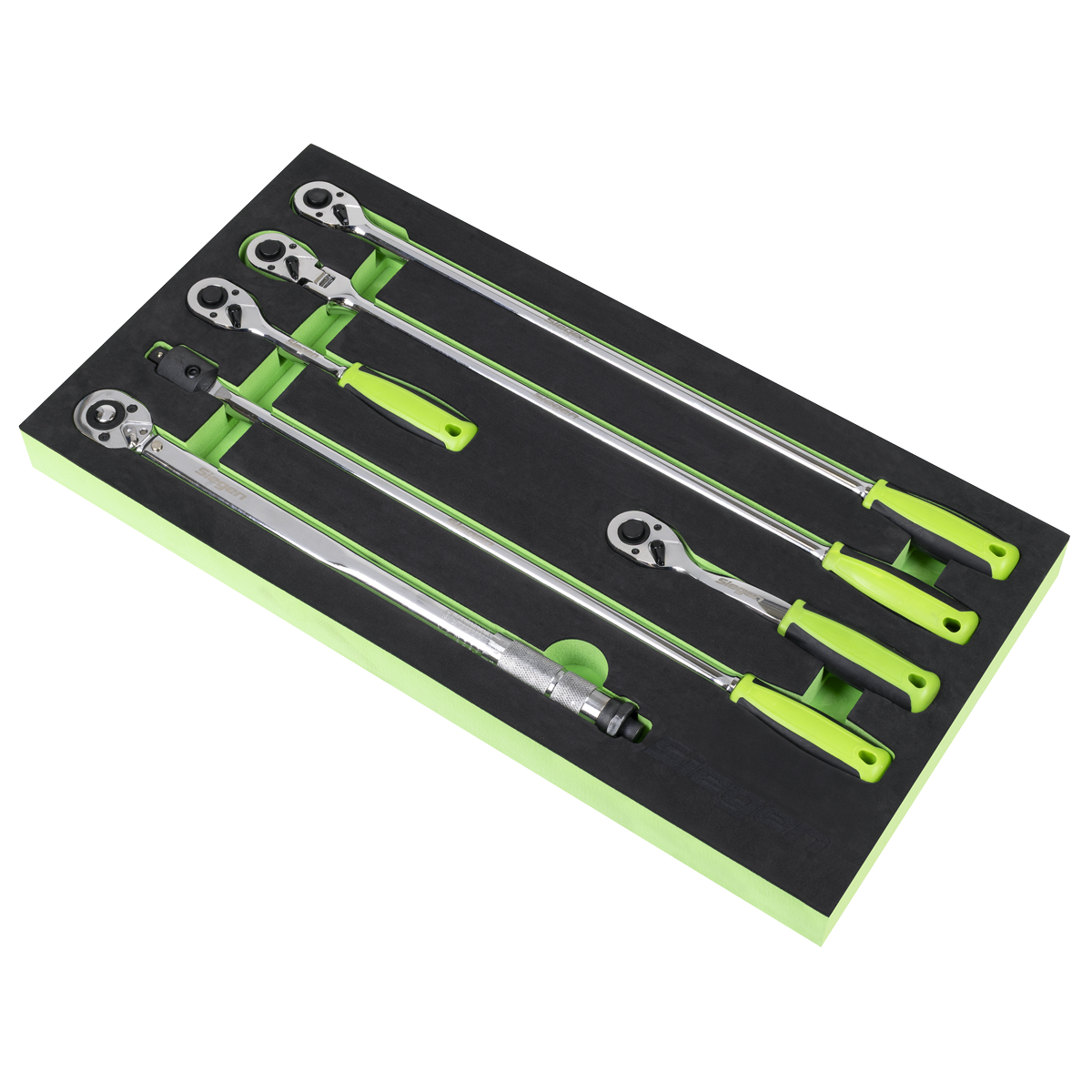 Sealey S01326 Siegen Ratchet Wrench, Breaker Bar & Torque Wrench Set 1/2"Sq Drive 6pc