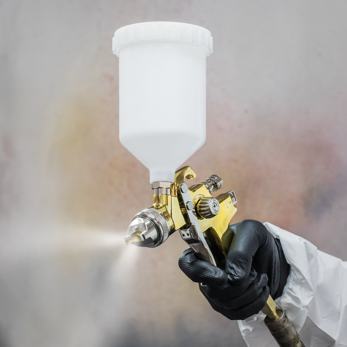 Sealey S701G Gold Series Gravity Feed Spray Gun 1.4mm Set-Up