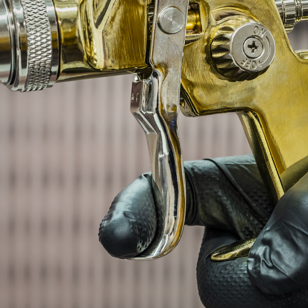 Sealey S701G Gold Series Gravity Feed Spray Gun 1.4mm Set-Up