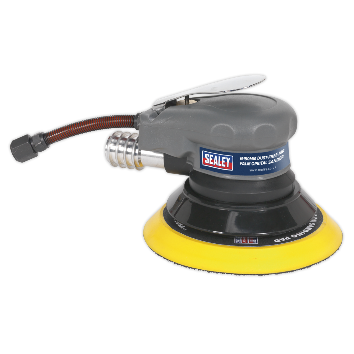 Sealey SA09 Dust-Free Air Palm Orbital Sander 150mm