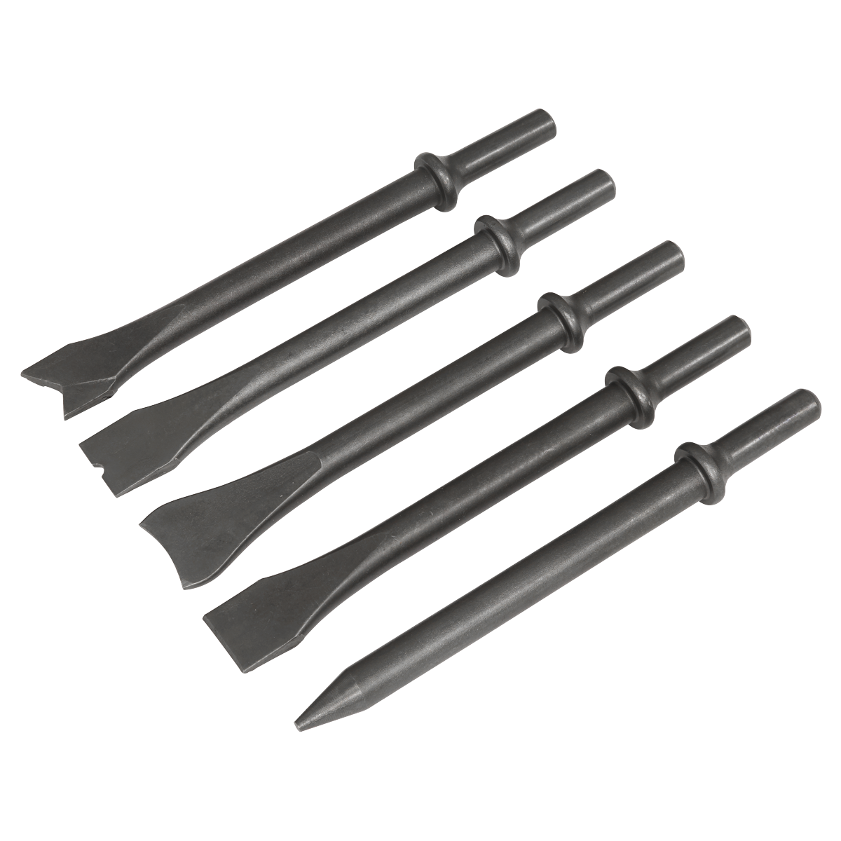 Sealey SA11C Air Hammer Chisel Set 170mm 5pc