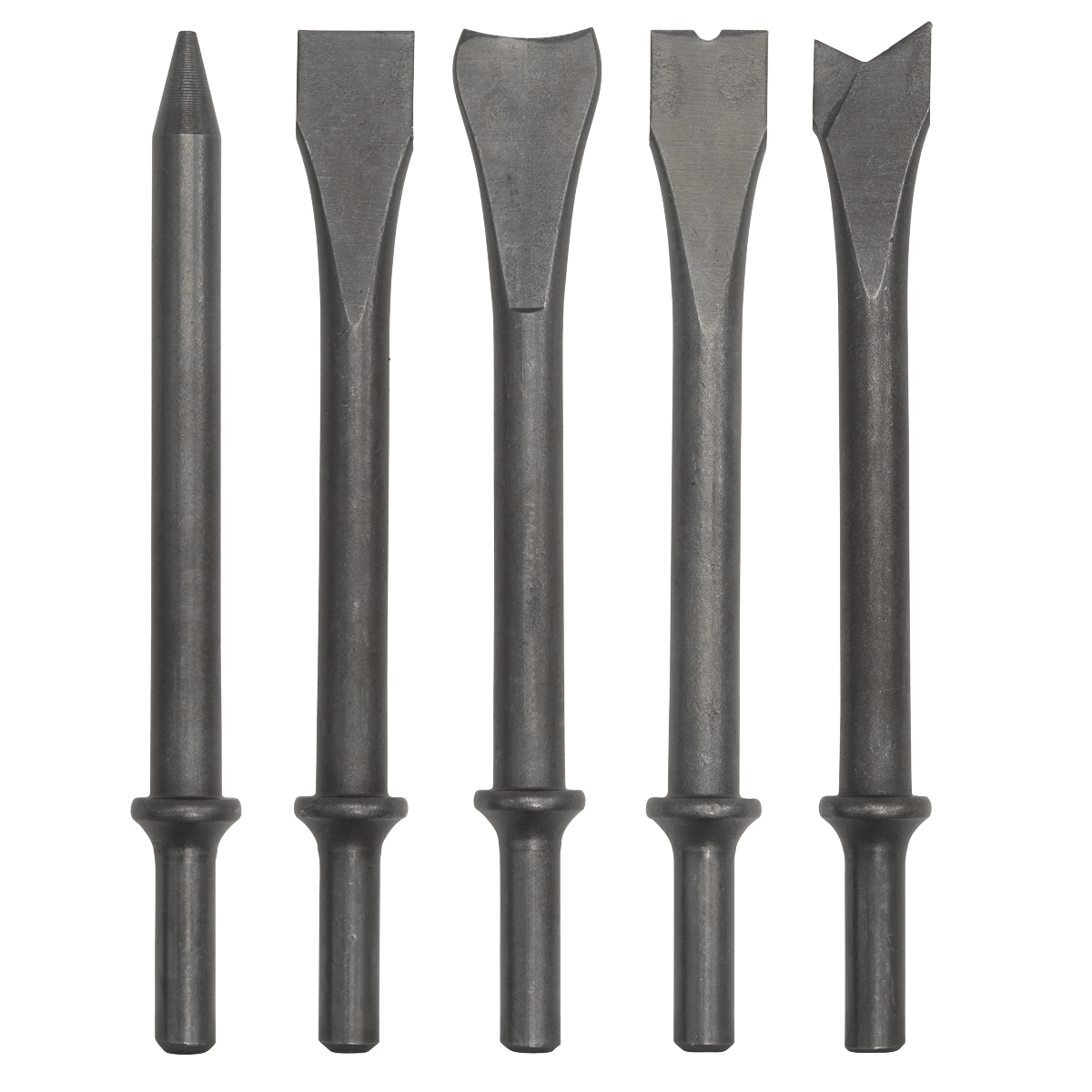 Sealey SA11C Air Hammer Chisel Set 170mm 5pc