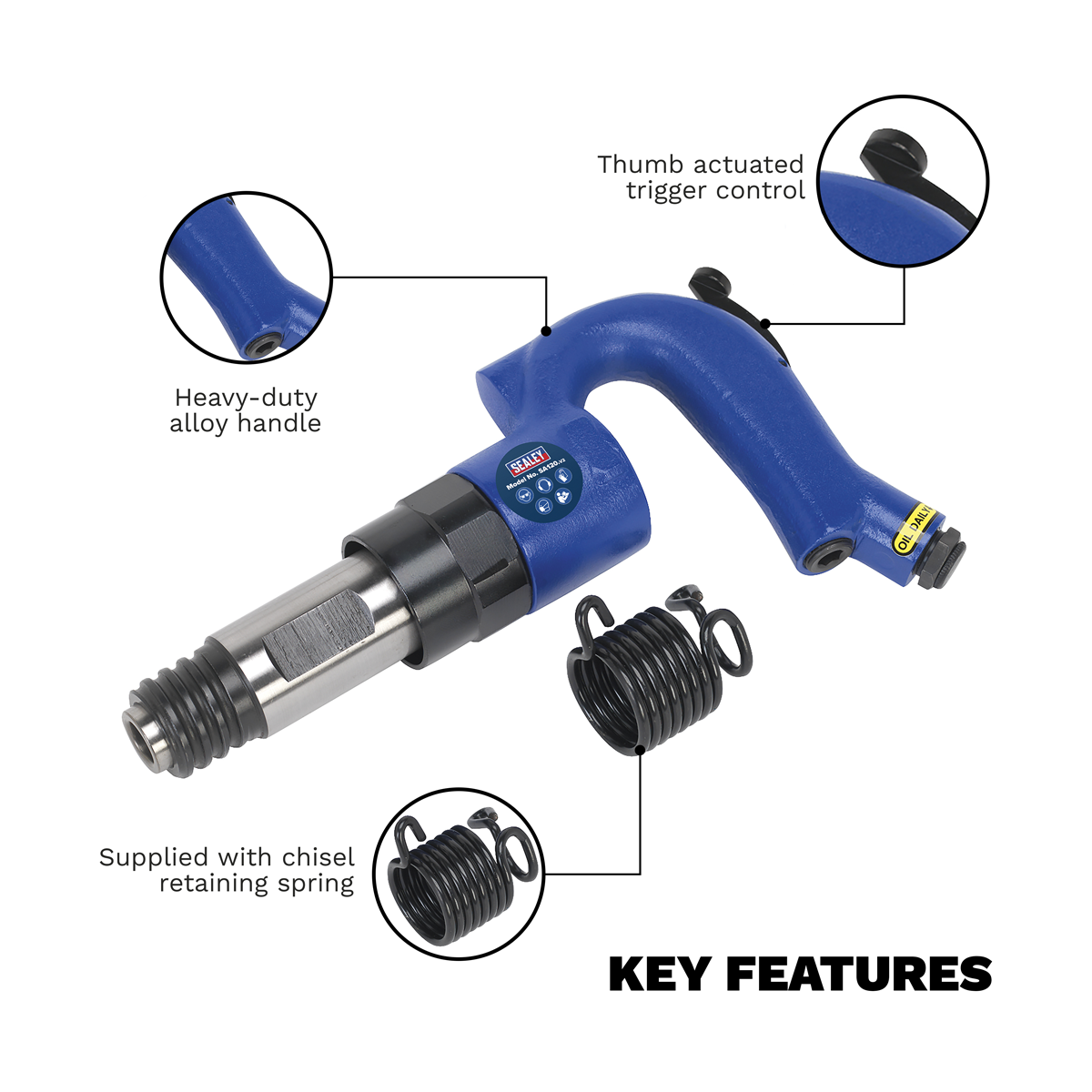 Sealey SA120 Industrial Air Hammer