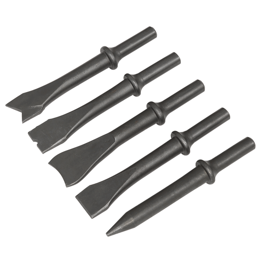 Sealey SA12C Air Hammer Chisel Set 120mm 5pc
