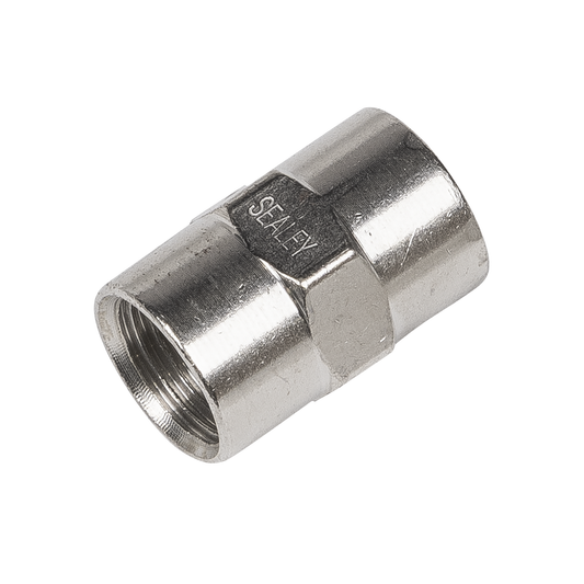Sealey SA1/1414FF Double Female Union 1/4"BSP to 1/4"BSP