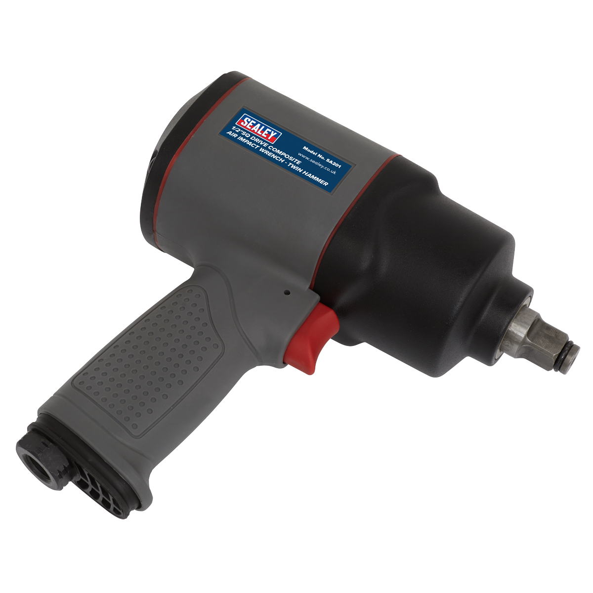 Sealey SA201 Composite Twin Hammer Air Impact Wrench 1/2"Sq Drive
