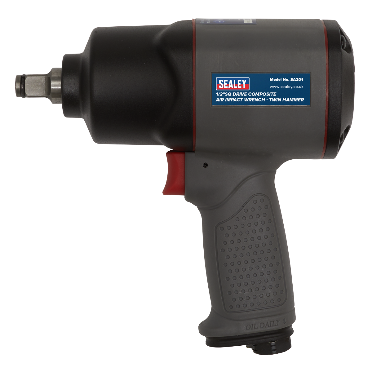 Sealey SA201 Composite Twin Hammer Air Impact Wrench 1/2"Sq Drive