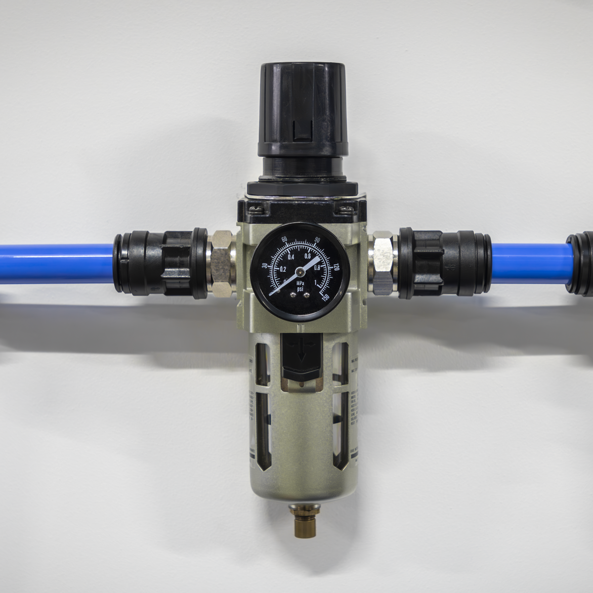 Sealey SA206FRAD Auto Drain Air Filter/Regulator Max. Airflow 140cfm