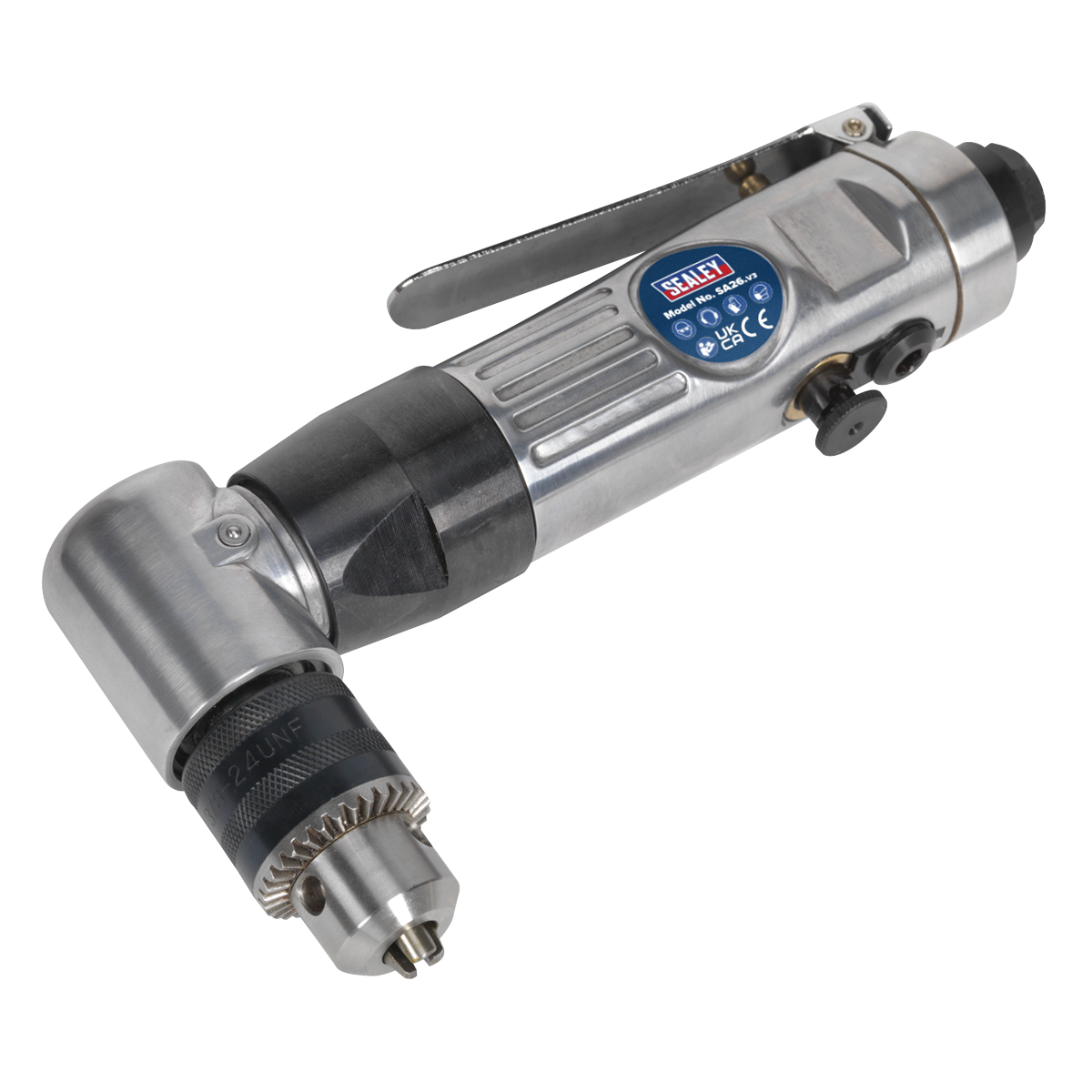 Sealey SA26 Reversible Air Angle Drill 10mm