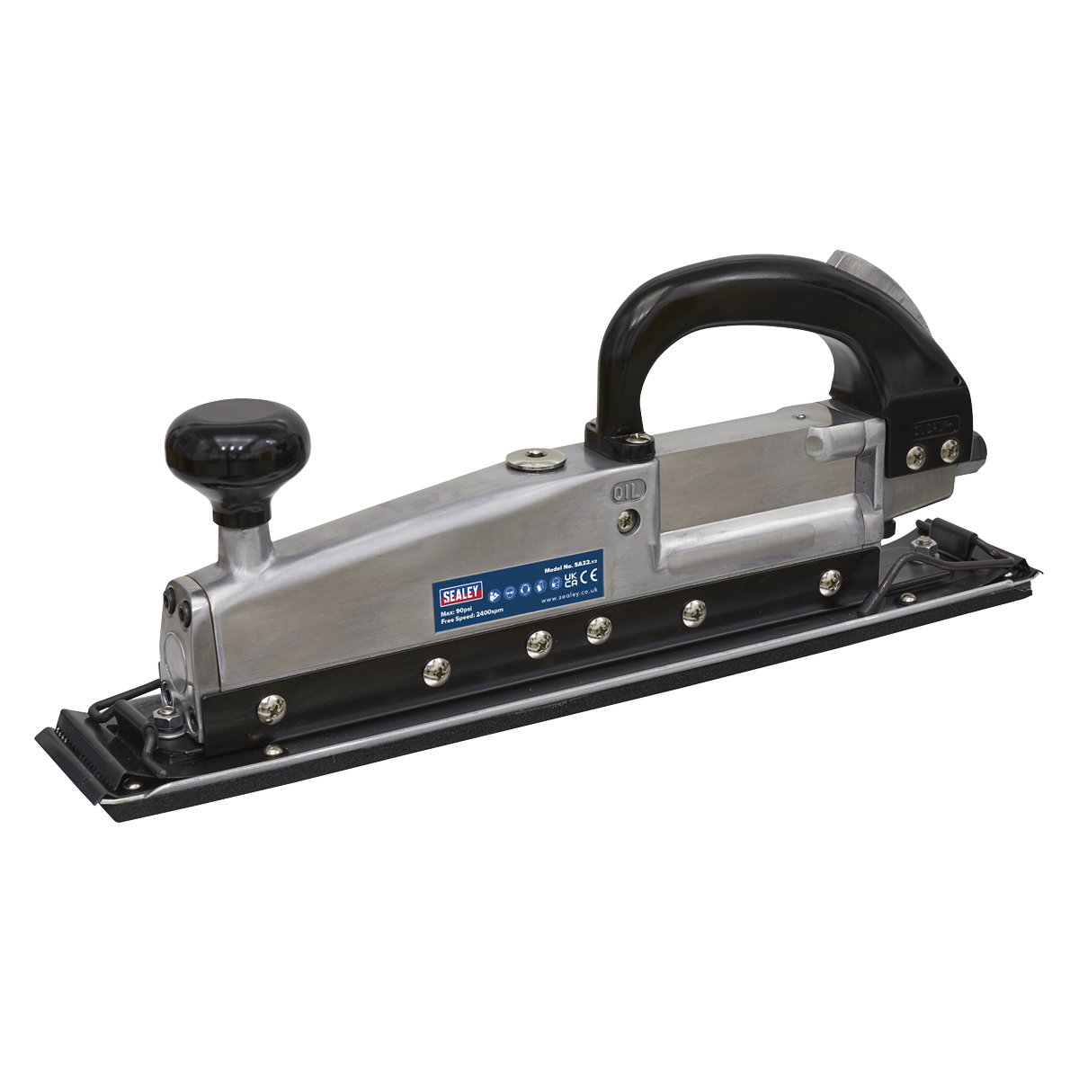 Sealey SA32 Twin Piston In-line Air Sander 400 x 70mm