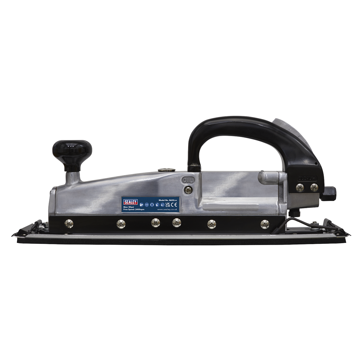 Sealey SA32 Twin Piston In-line Air Sander 400 x 70mm