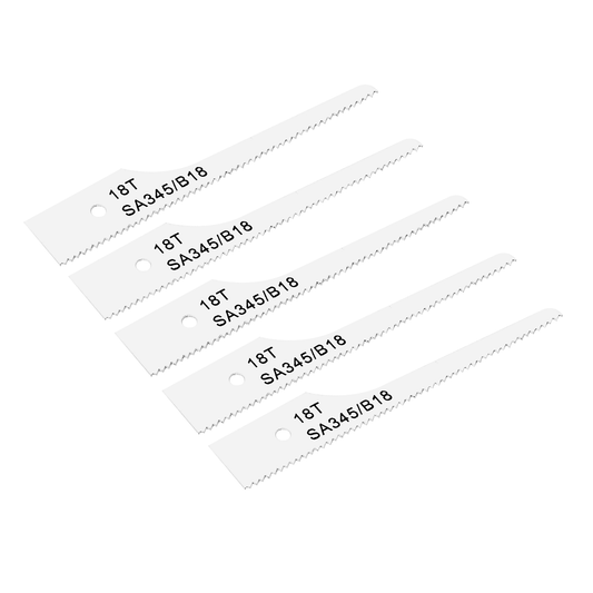Sealey SA345/B18 74mm HSS Air Saw Blade 18tpi - Pack of 5