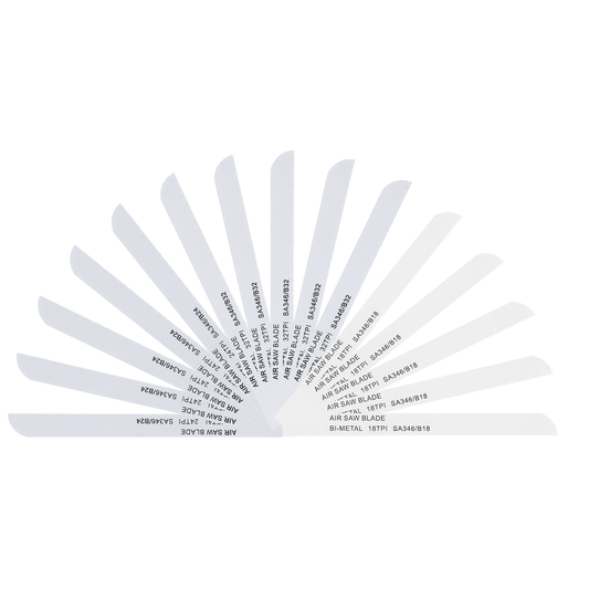 Sealey SA346MIX 141mm HSS Mixed Air Saw Blades - Pack of 15