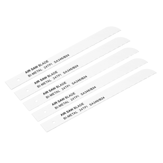 Sealey SA346/B24 141mm HSS Air Saw Blade 24tpi - Pack of 5