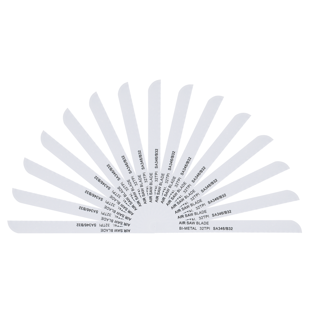 Sealey SA346/B3215 141mm HSS Air Saw Blade 32tpi - Pack of 15