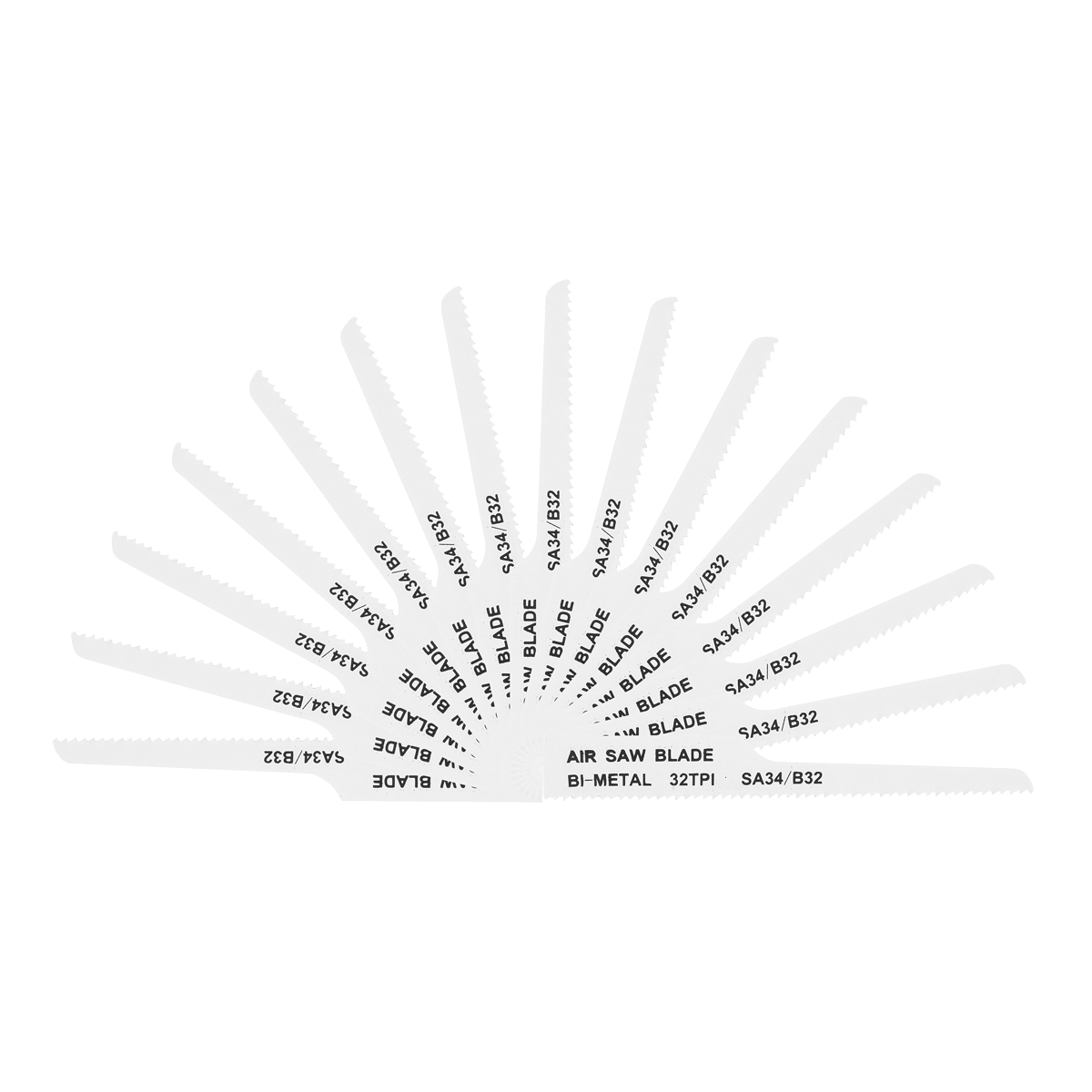 Sealey SA34/B3215 94.5mm HSS Air Saw Blade 32tpi - Pack of 15