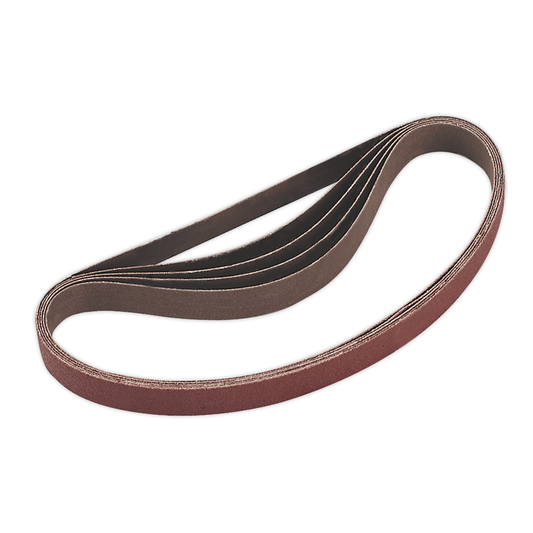 Sealey SA355/B80G 20 x 520mm Sanding Belt 80Grit - Pack of 5