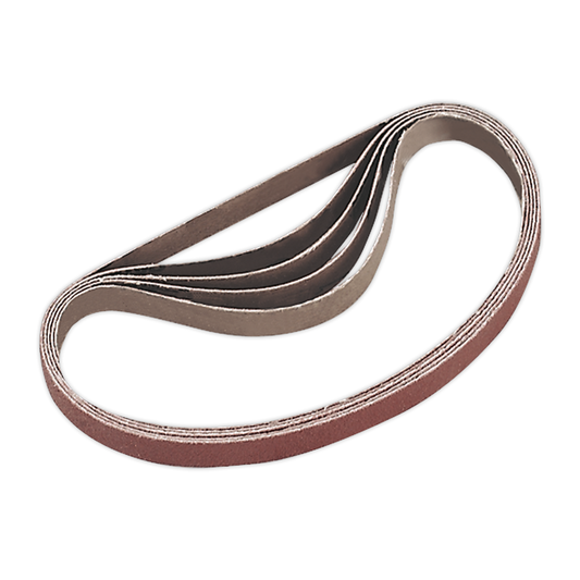 Sealey SA35/B100G 10 x 330mm Sanding Belt 100Grit - Pack of 5