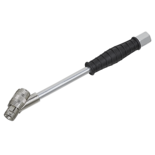 Sealey SA37/C/CLIP Twin Clip-On Connector for Tyre Inflators 1/4"BSP Fitting