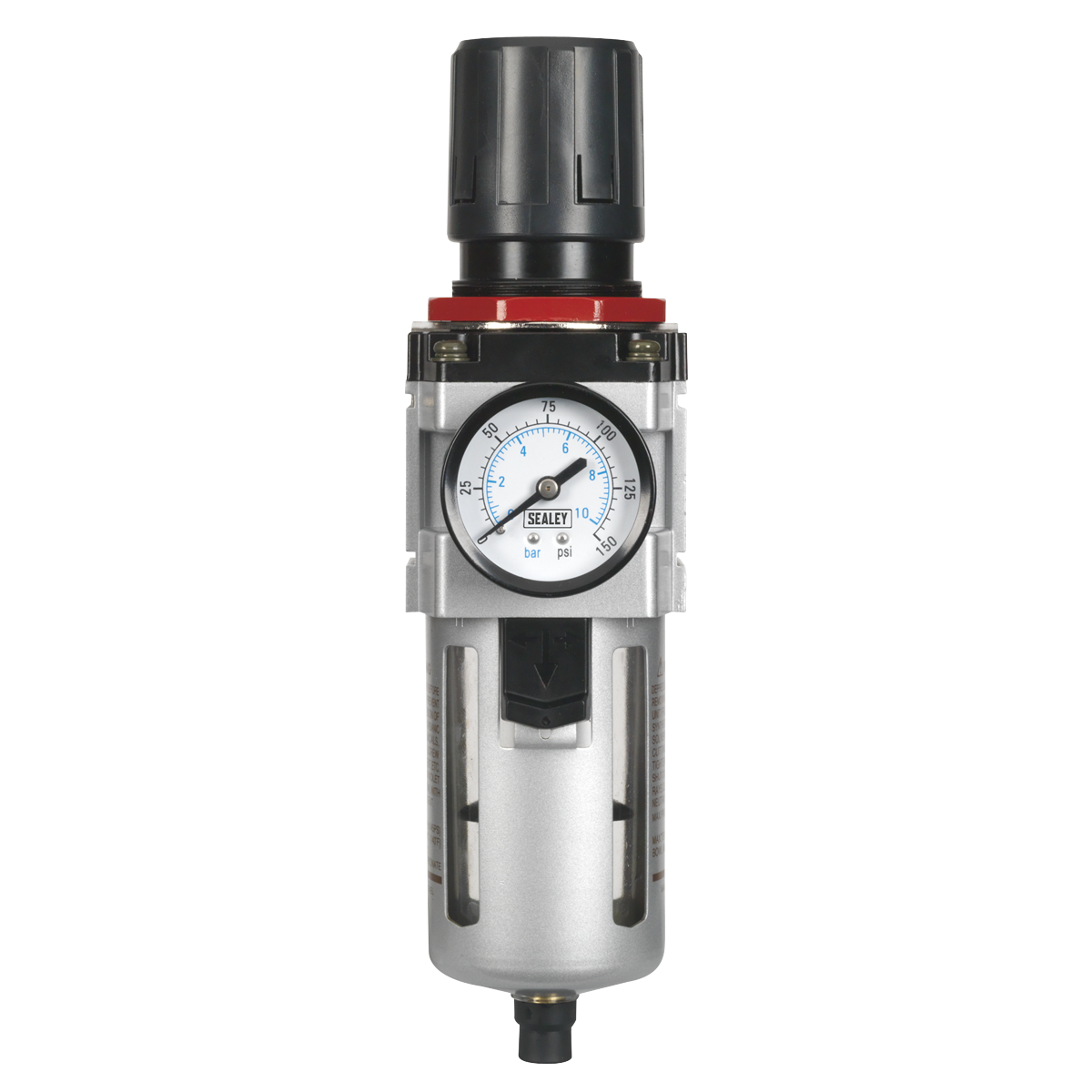 Sealey SA4001FR High Flow Air Filter/Regulator with Gauge