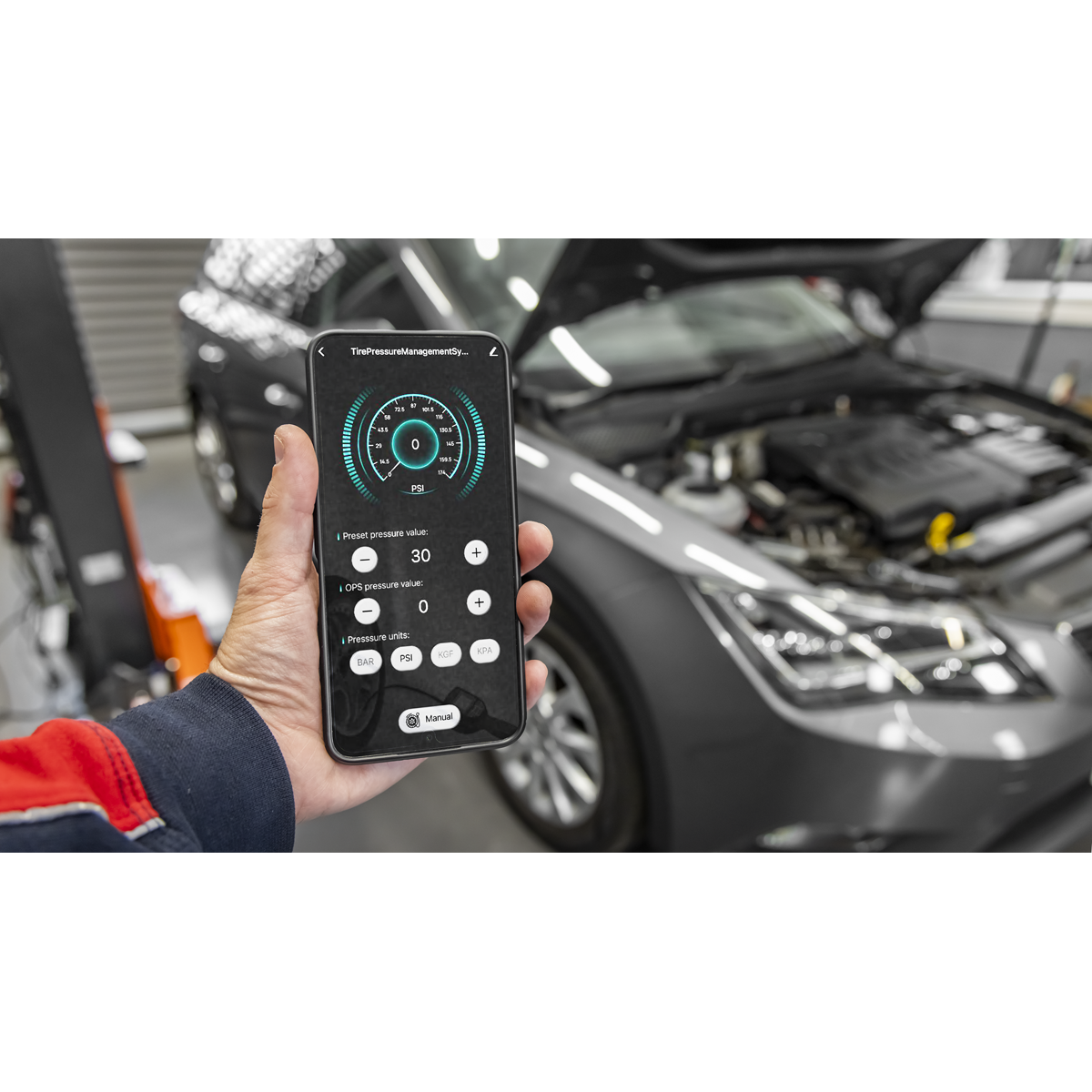 Sealey SA450 Wall Mounting Tyre Inflator Digital