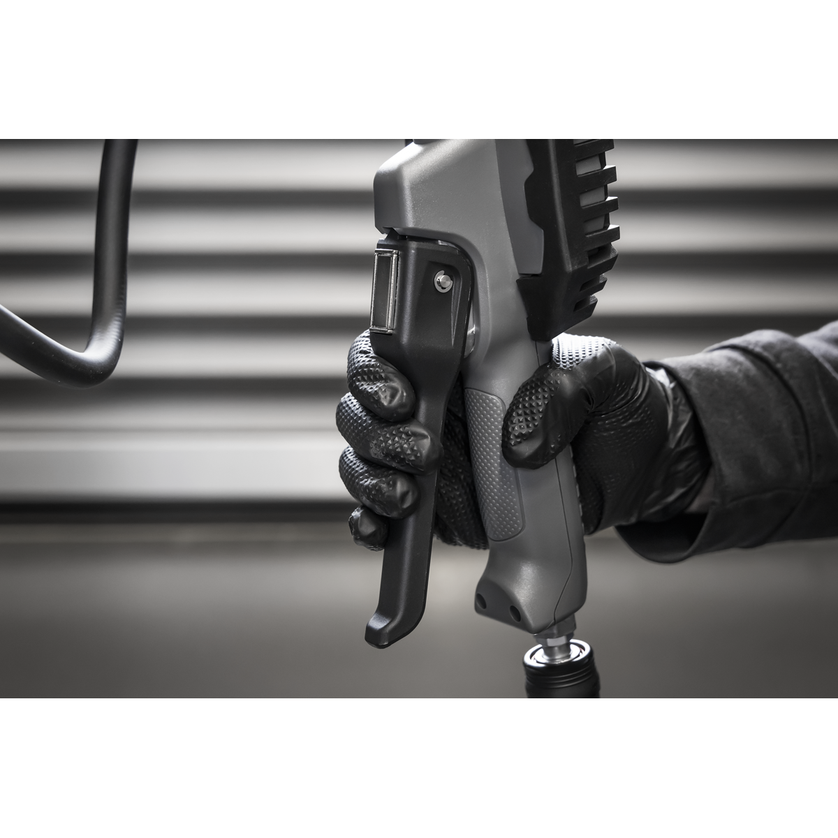 Sealey SA500 Rechargeable Digital Tyre Inflator with Clip-On Connector