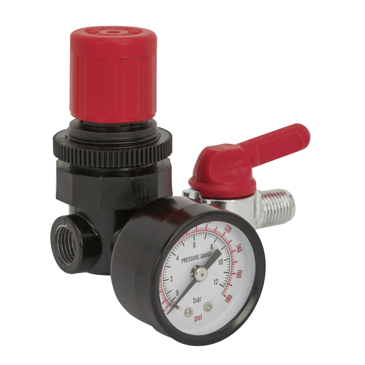 Sealey SA5/RG/14 Air Regulator 1/4"BSP Female to 1/4"BSP Male