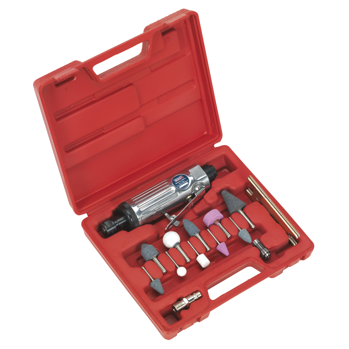 Sealey SA67 Air Die Grinder Kit 16pc
