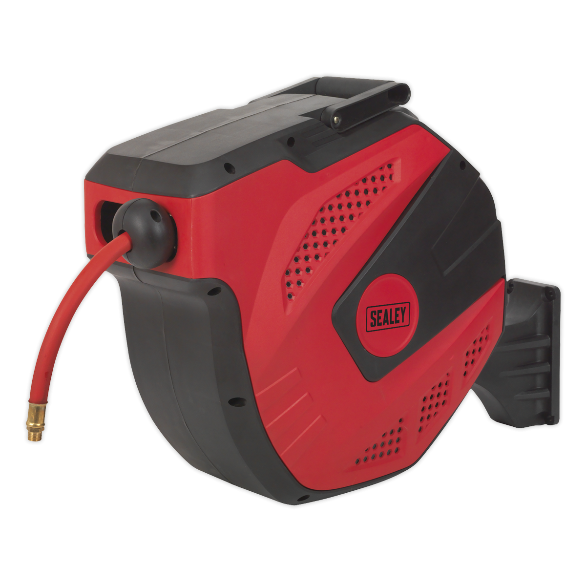 Sealey SA822 15m Auto-Rewind Control Rubber Air Hose Reel 10mm ID