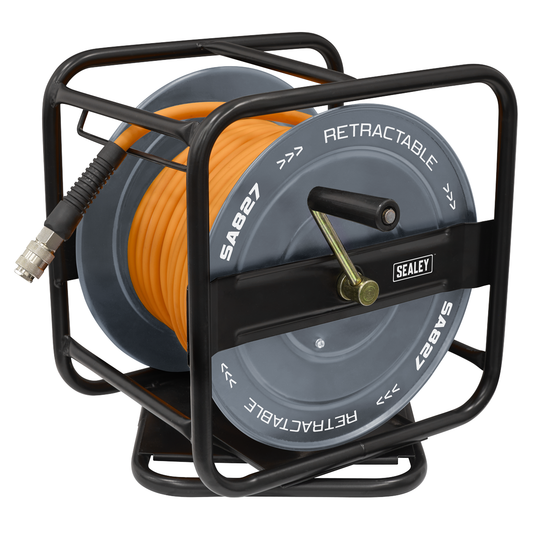 Sealey SA827 30m Swivel Air Hose Reel 6mm ID