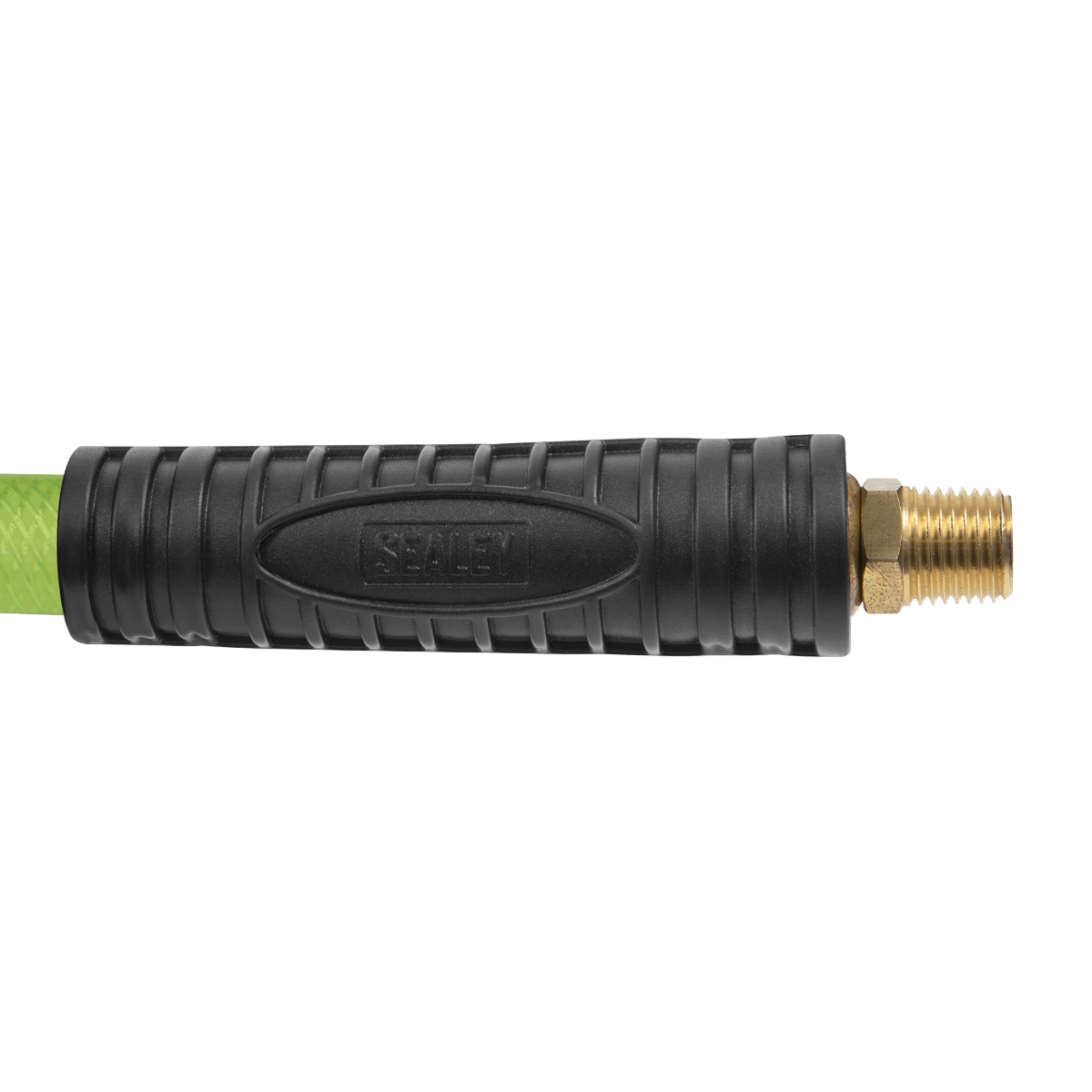 Sealey SA841HV 15m Retractable High-Visibility TPR Air Hose with Steel Reel 10mm ID