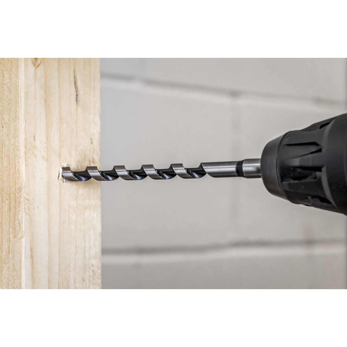 Sealey SA8X200 SDS Plus Auger Wood Drill Bit 8 x 200mm