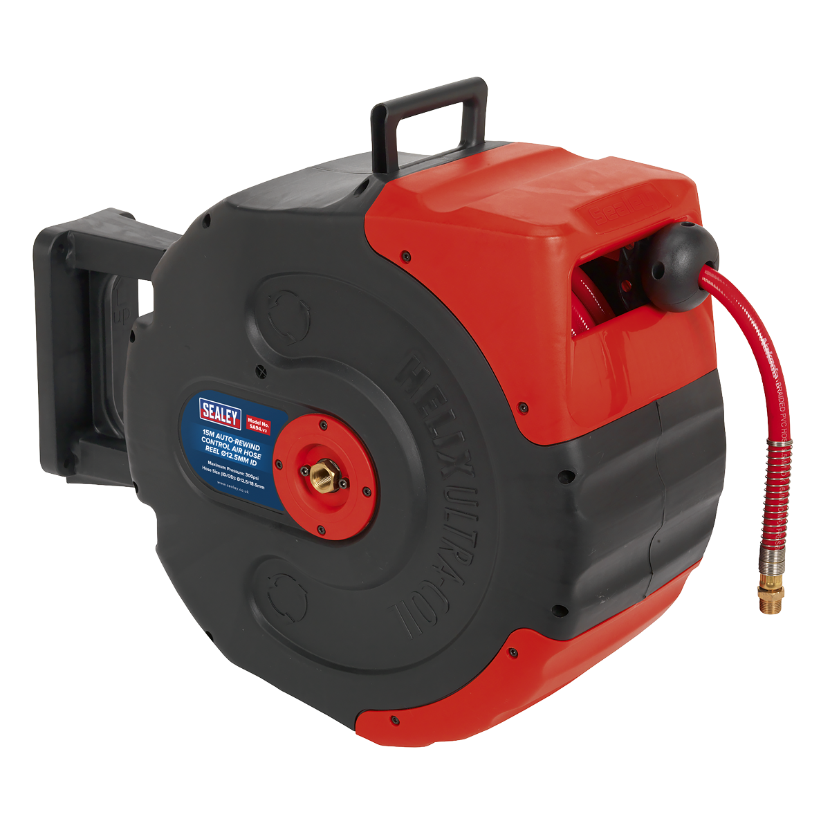 Sealey SA94 15m Auto-Rewind Control Air Hose Reel 12.5mm ID
