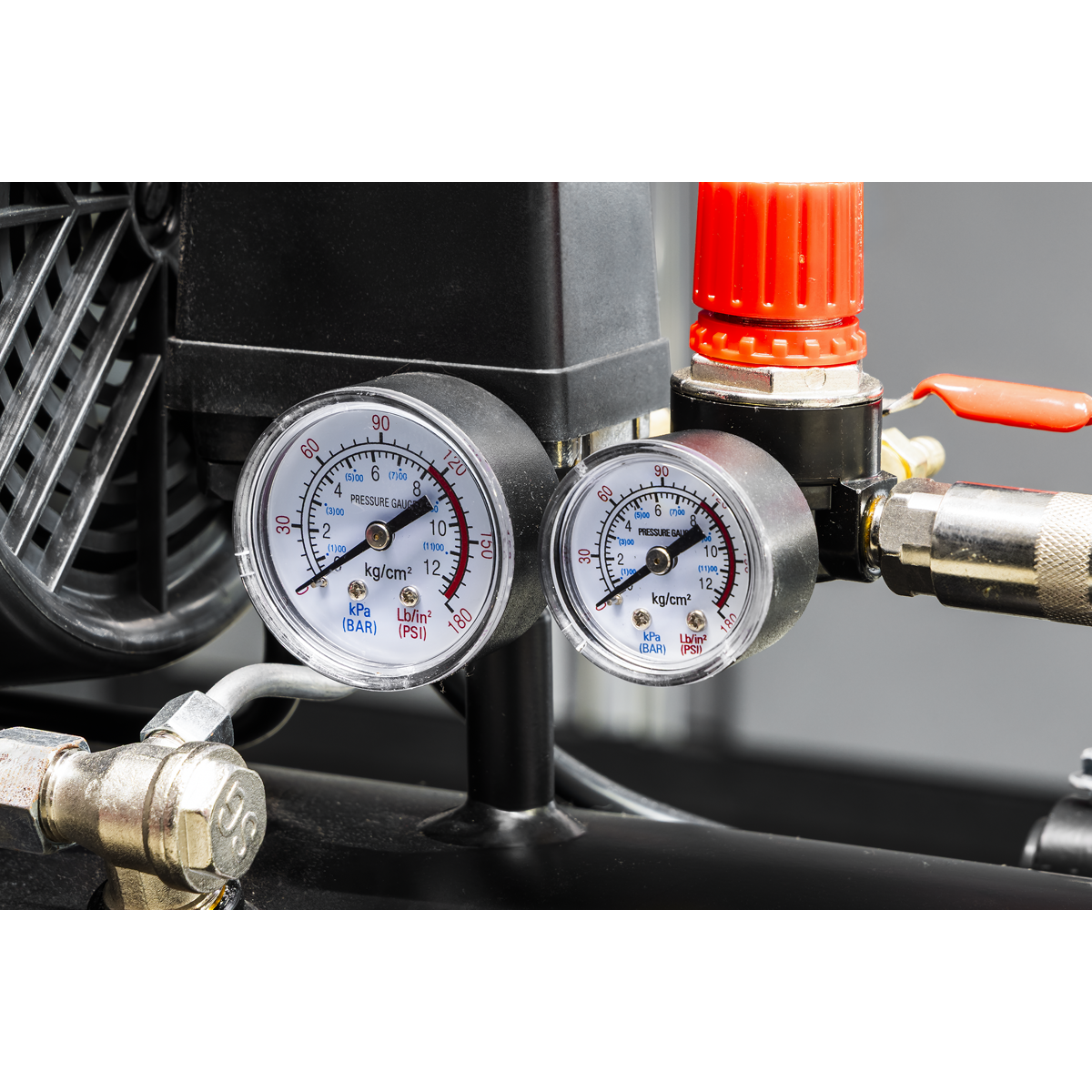 Sealey SAC10002 Air Compressor 100L V-Twin Oil Free Direct Drive 3hp