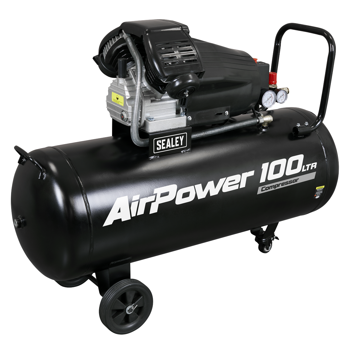 Sealey SAC10030VA 100L V-Twin Direct Drive Air Compressor 3hp
