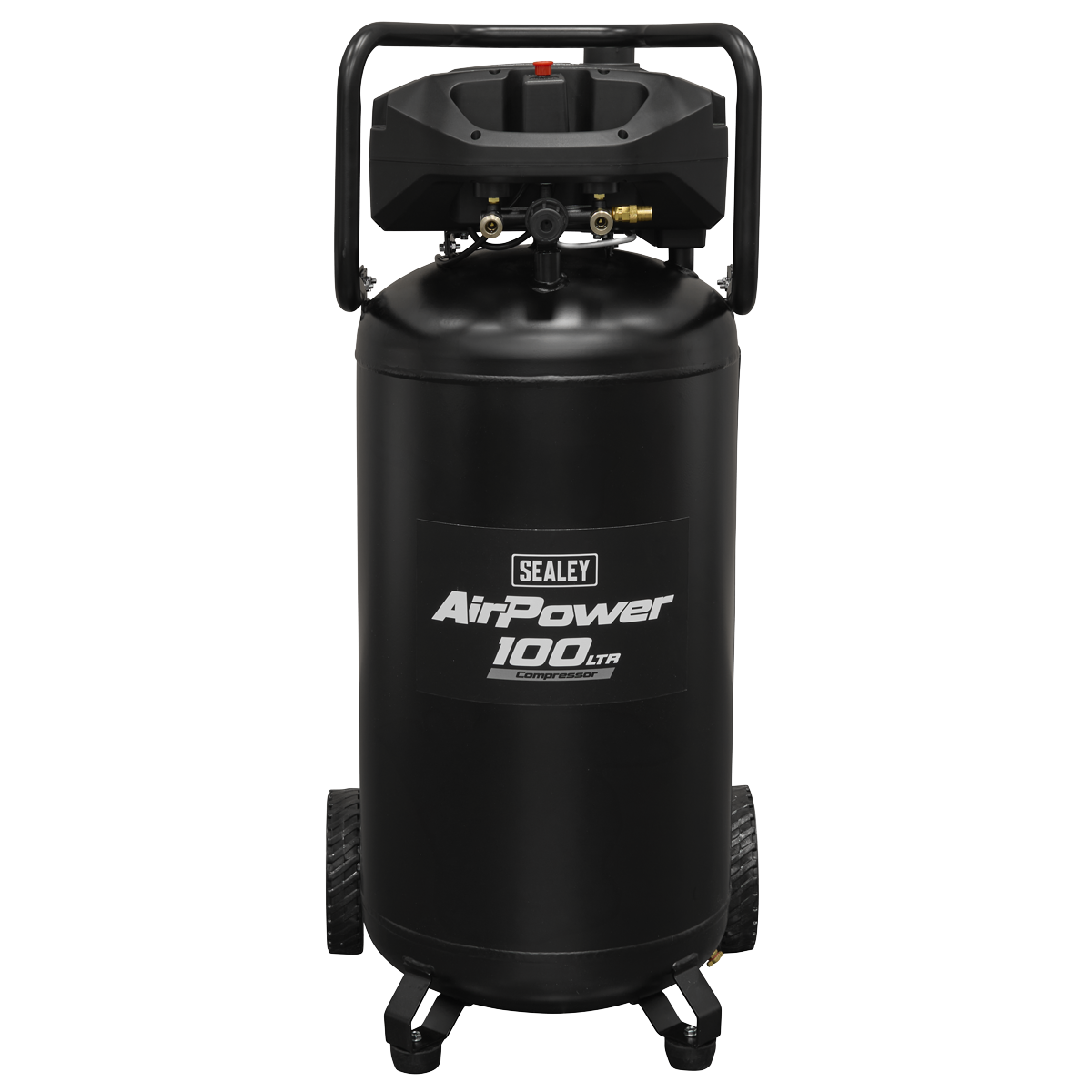Sealey SAC100V 100L Oil Free Belt Drive Vertical Compressor 2.5hp