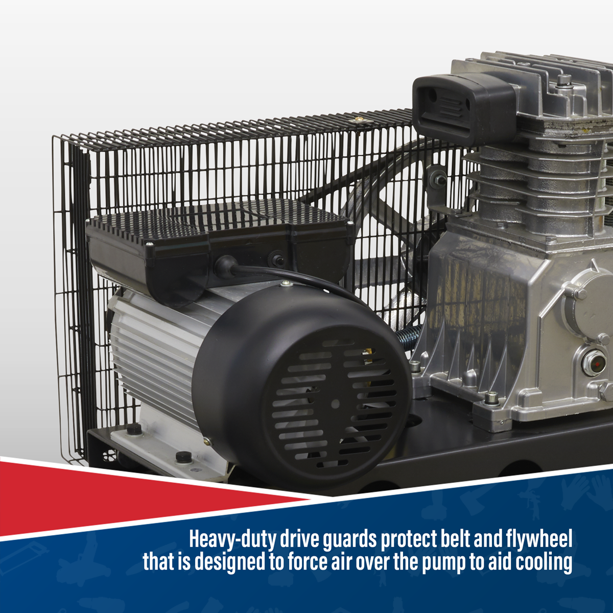 Sealey SAC15030B 150L Belt Drive Air Compressor 3hp