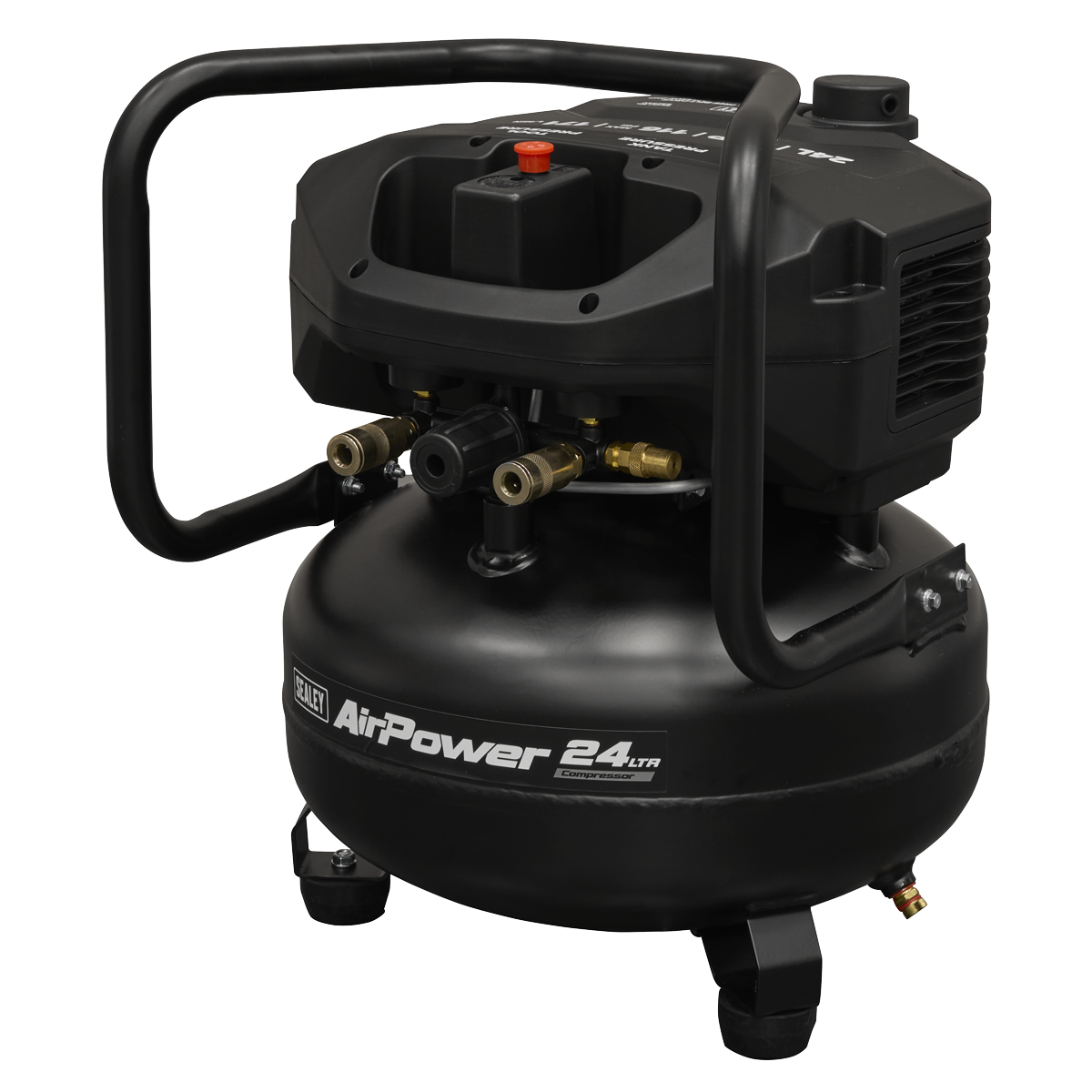 Sealey SAC24V 24L Oil Free Belt Drive Vertical Compressor 2hp